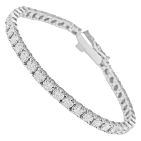 18K Gold Tennis Bracelet