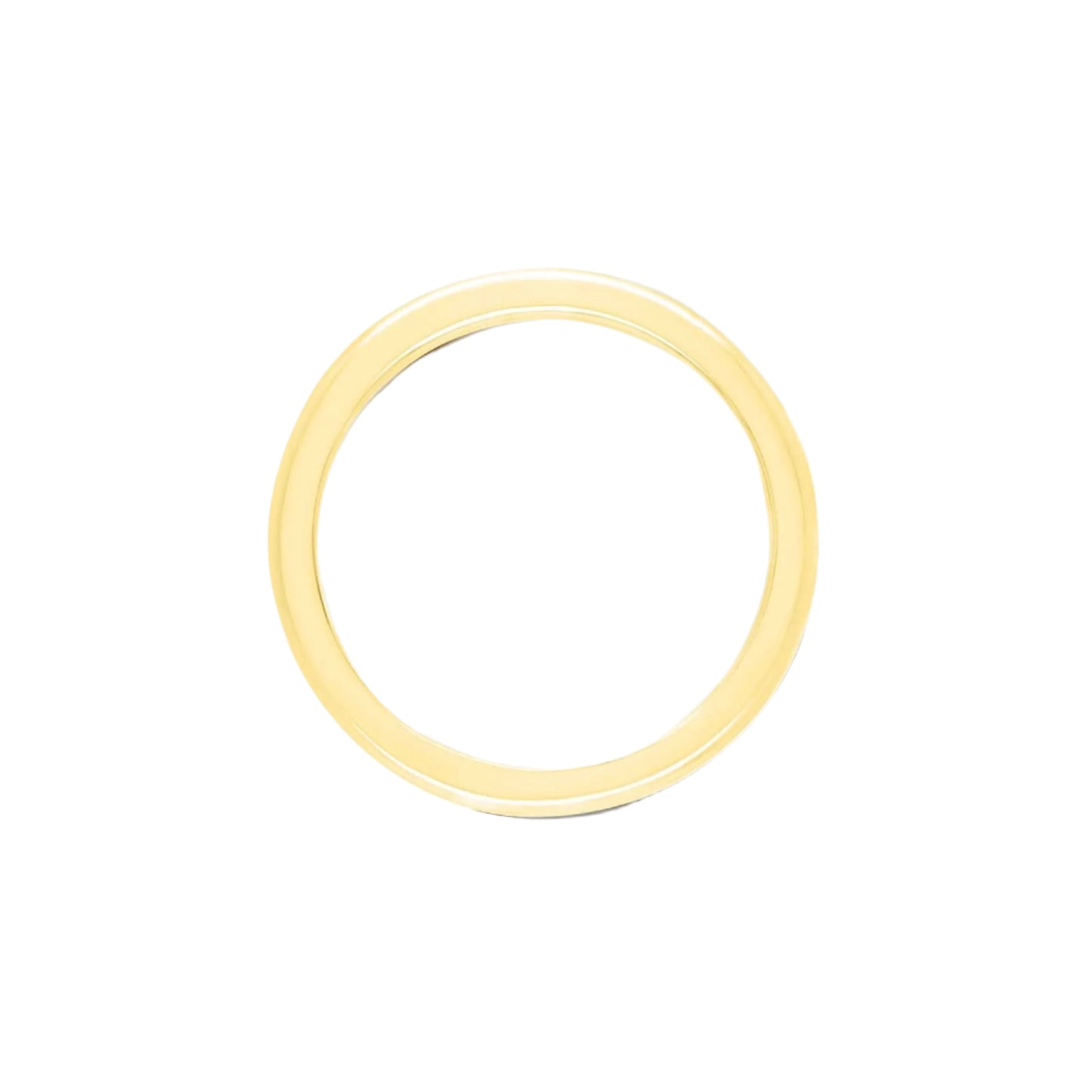 Slightly Rounded Wedding Ring