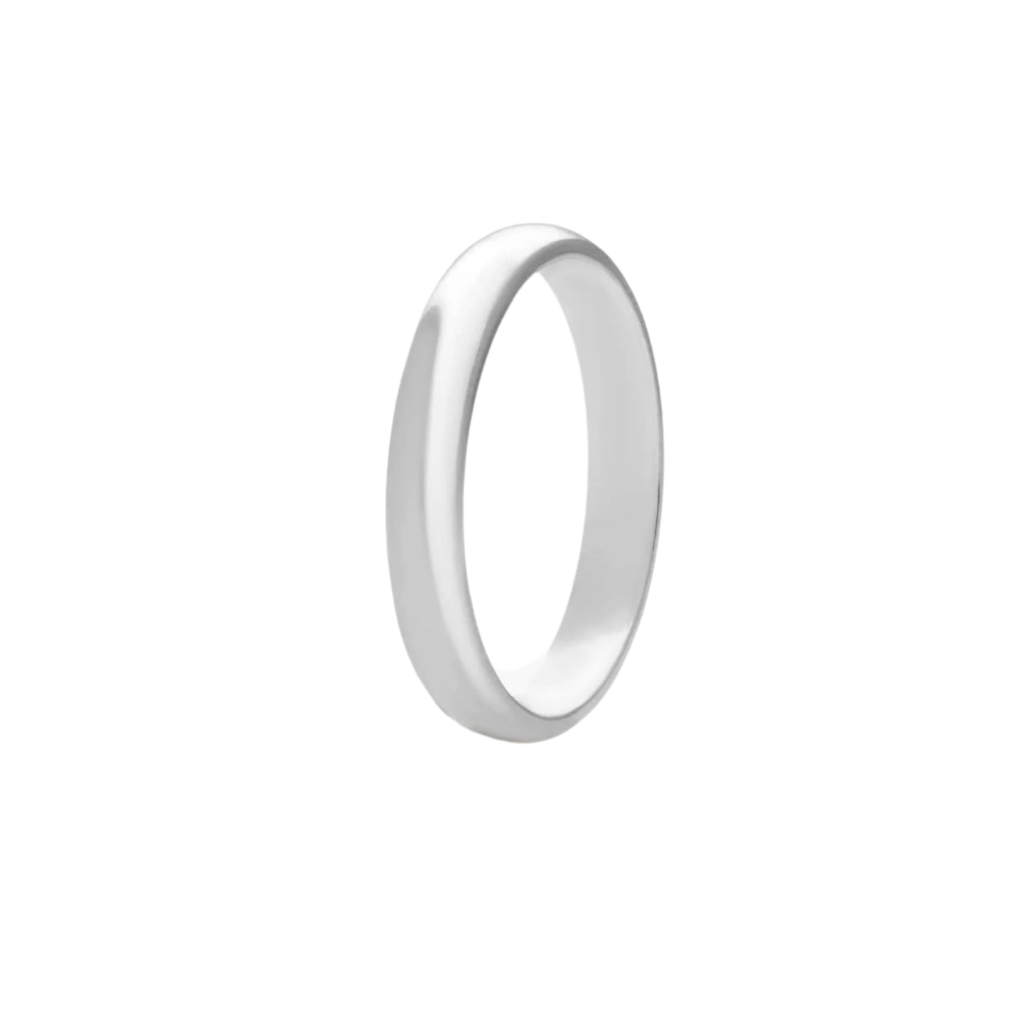 Slightly Rounded Wedding Ring