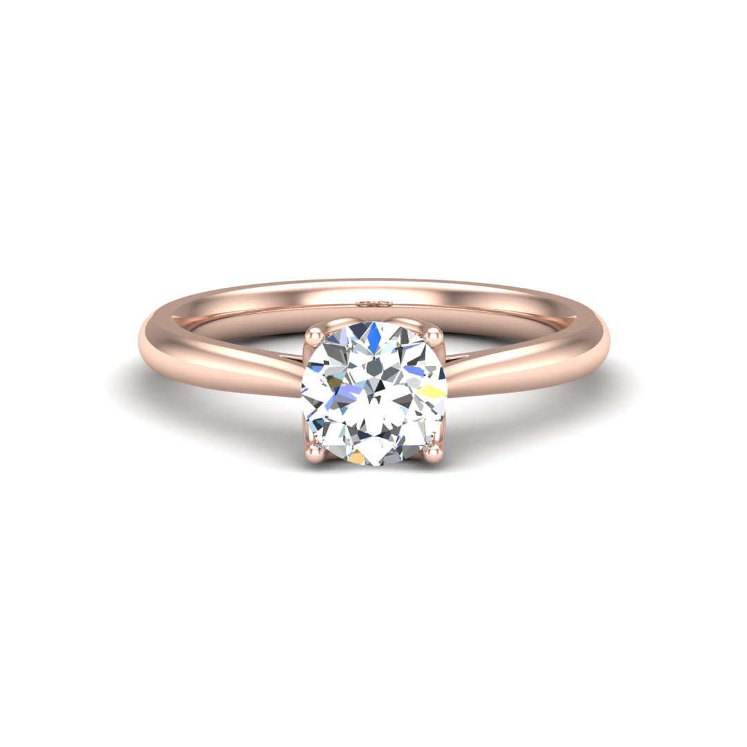 Daisy Solitaire engagement Ring