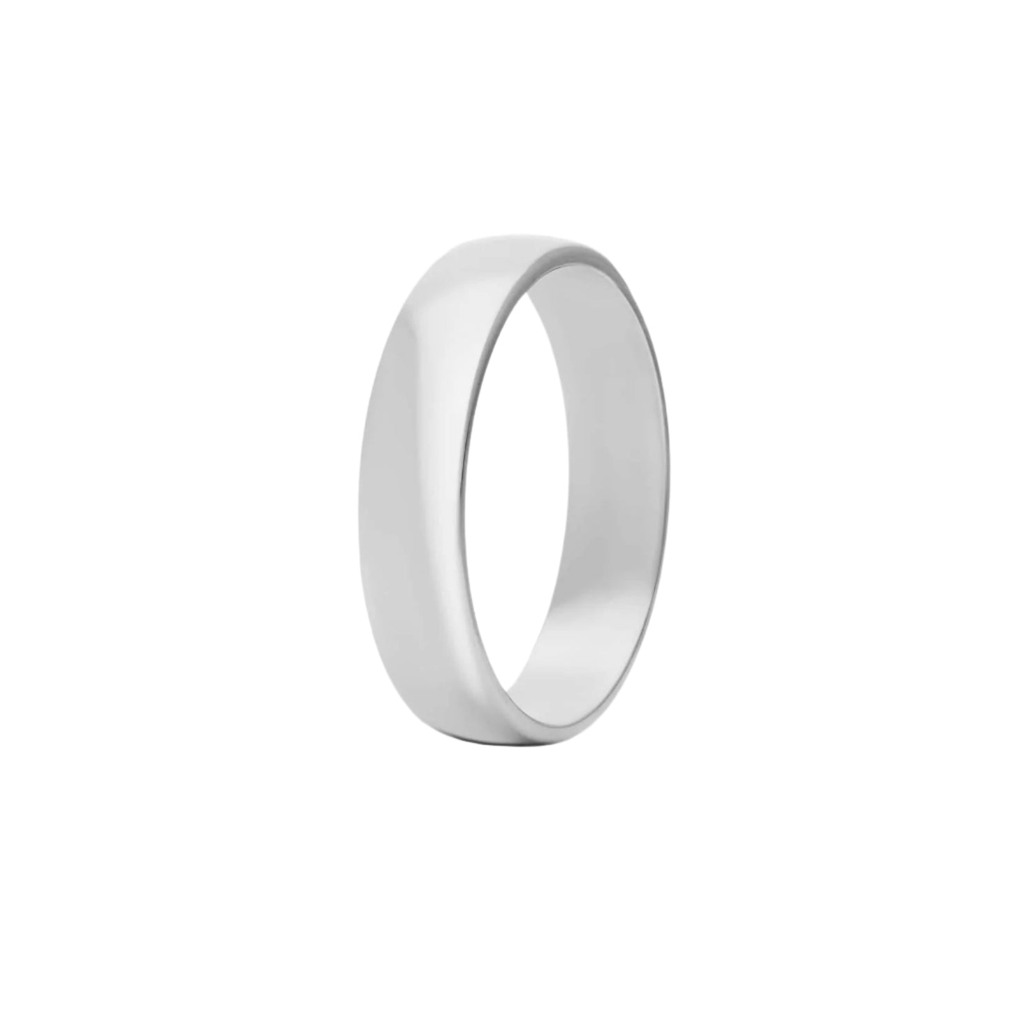 Slightly Rounded Wedding Ring