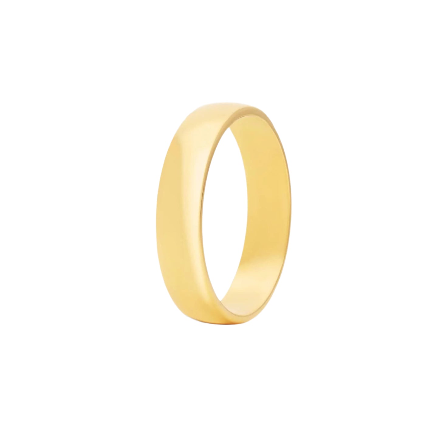 Slightly Rounded Wedding Ring