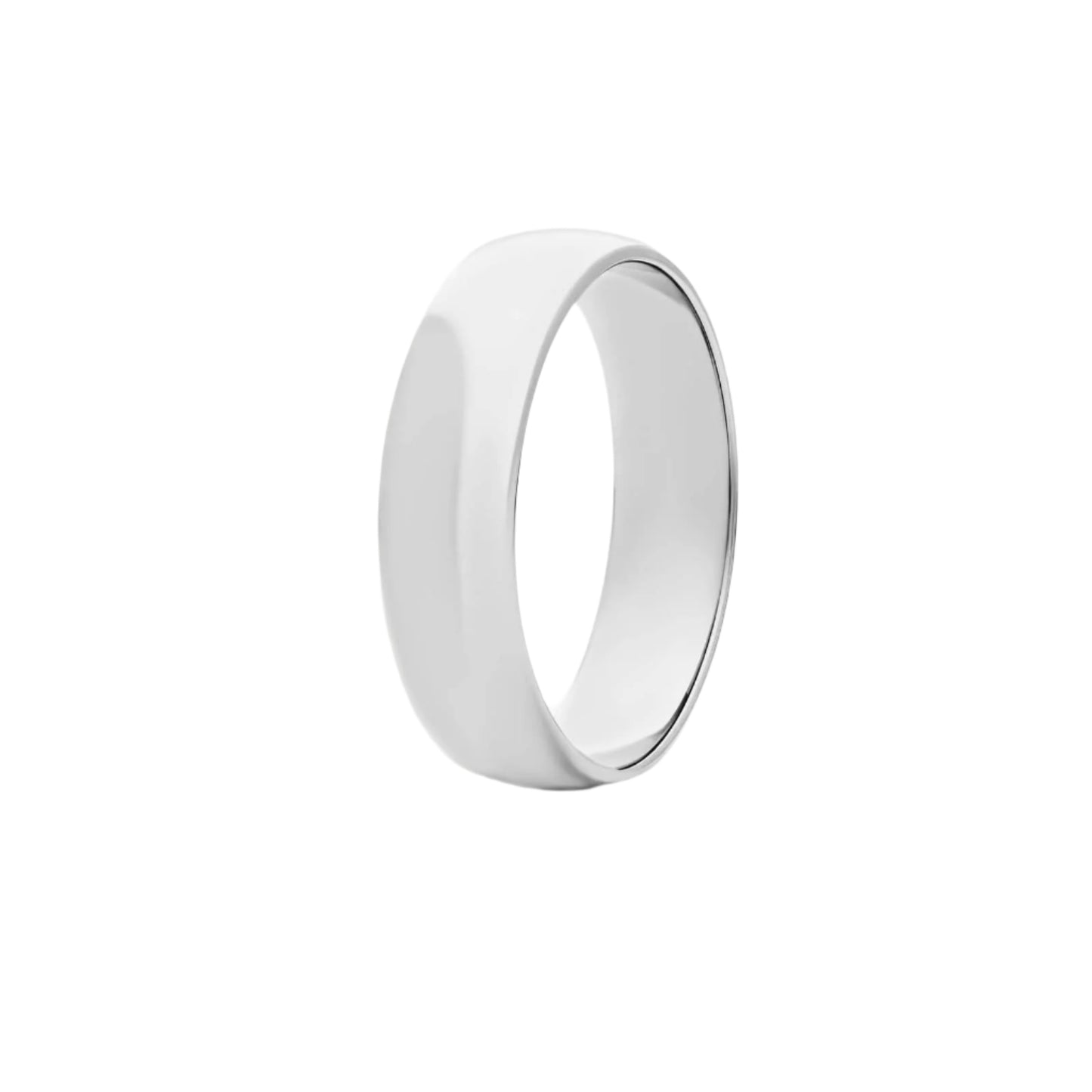 Slightly Rounded Wedding Ring