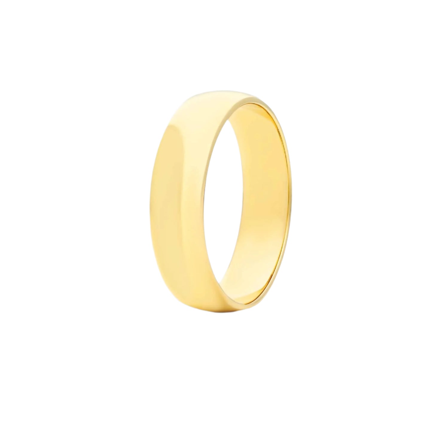 Slightly Rounded Wedding Ring