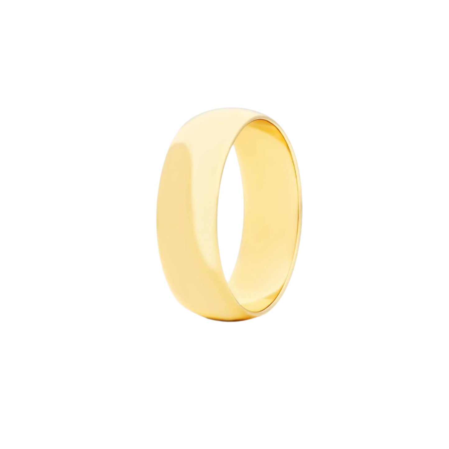 Slightly Rounded Wedding Ring