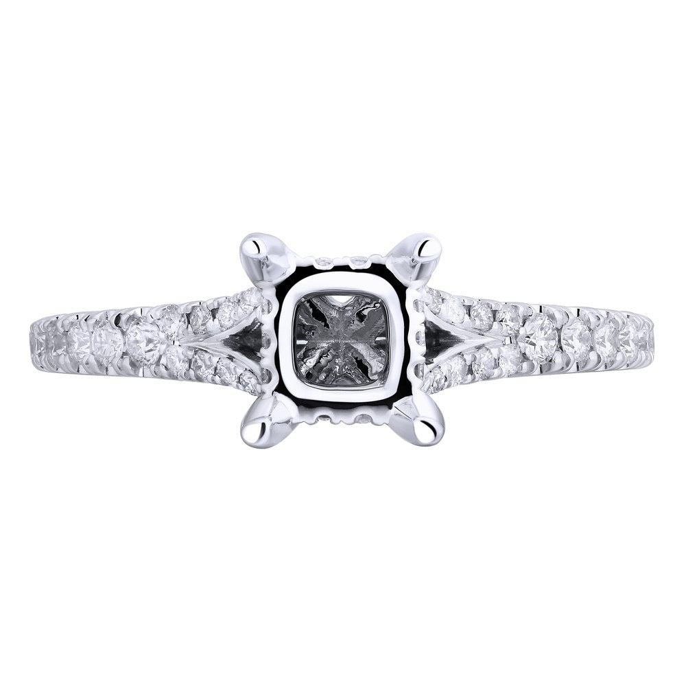 Solitair Diamond Band engagement ring