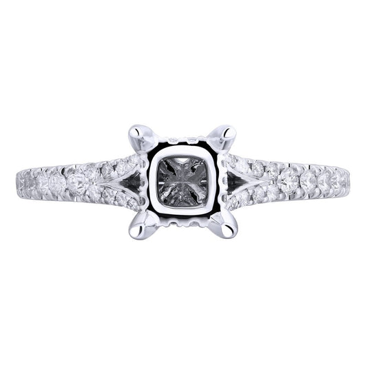 Solitair Diamond Band engagement ring
