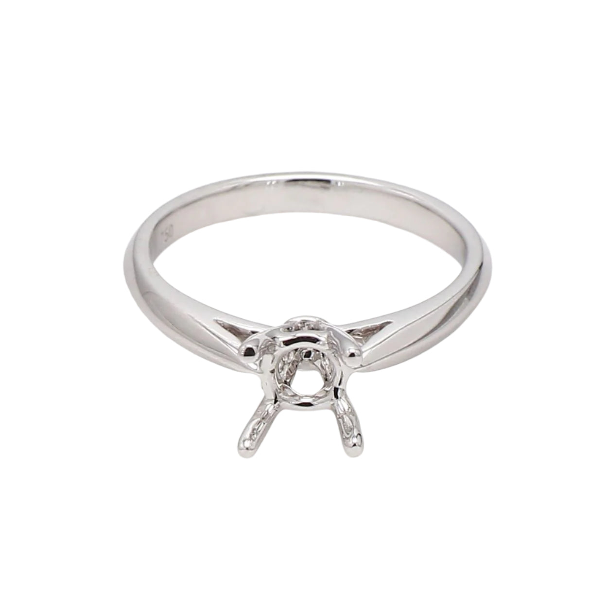 Solitaire plain band