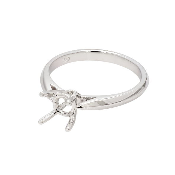 Solitaire plain band
