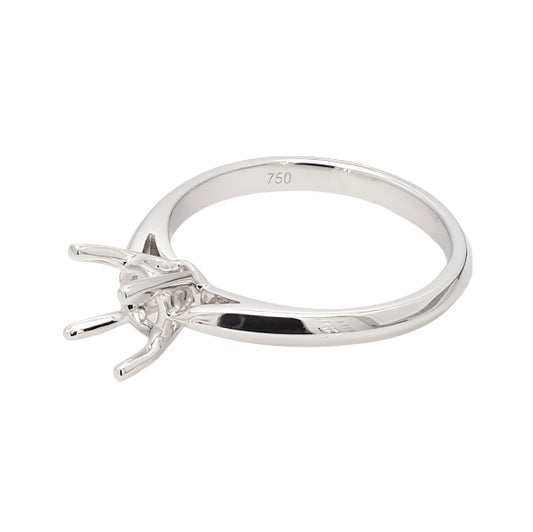 Solitaire plain band