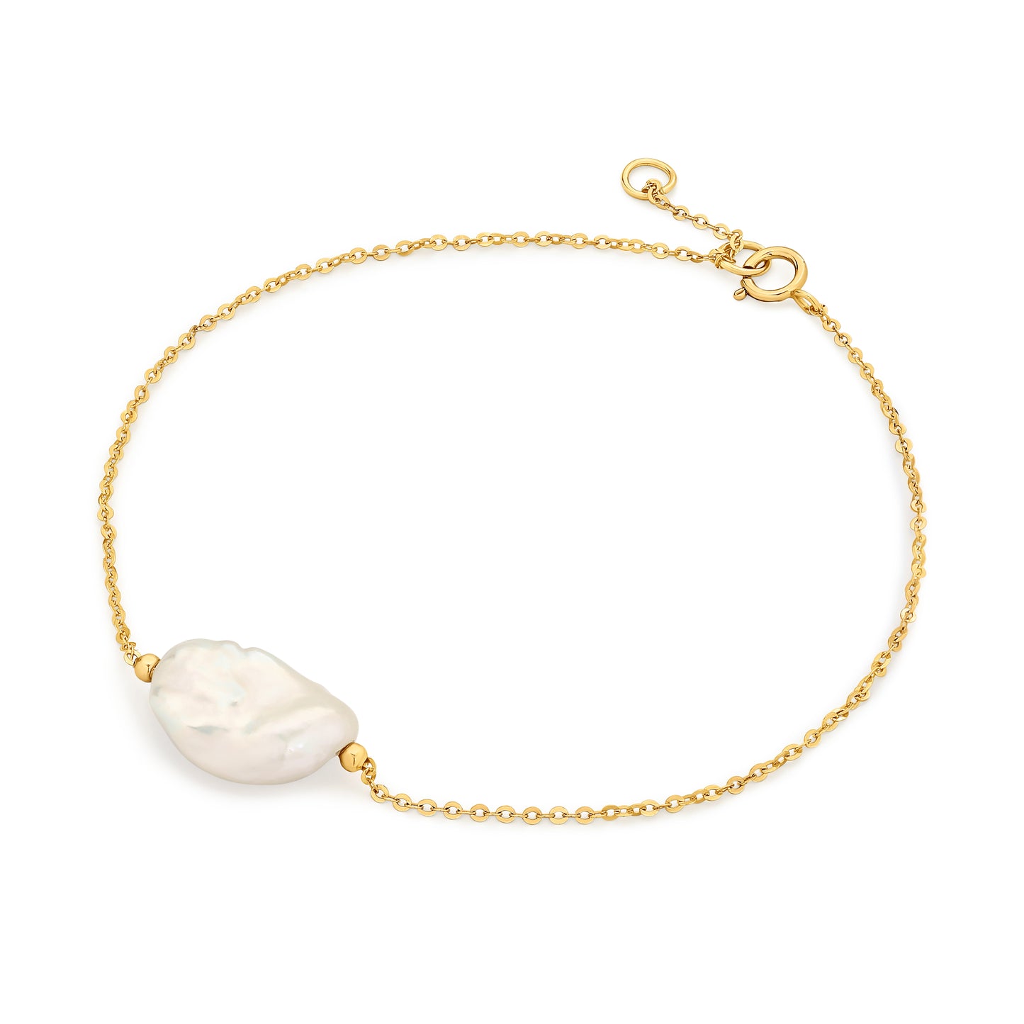 IDA BRACELET-keshi FWP chain bracelet 19cm