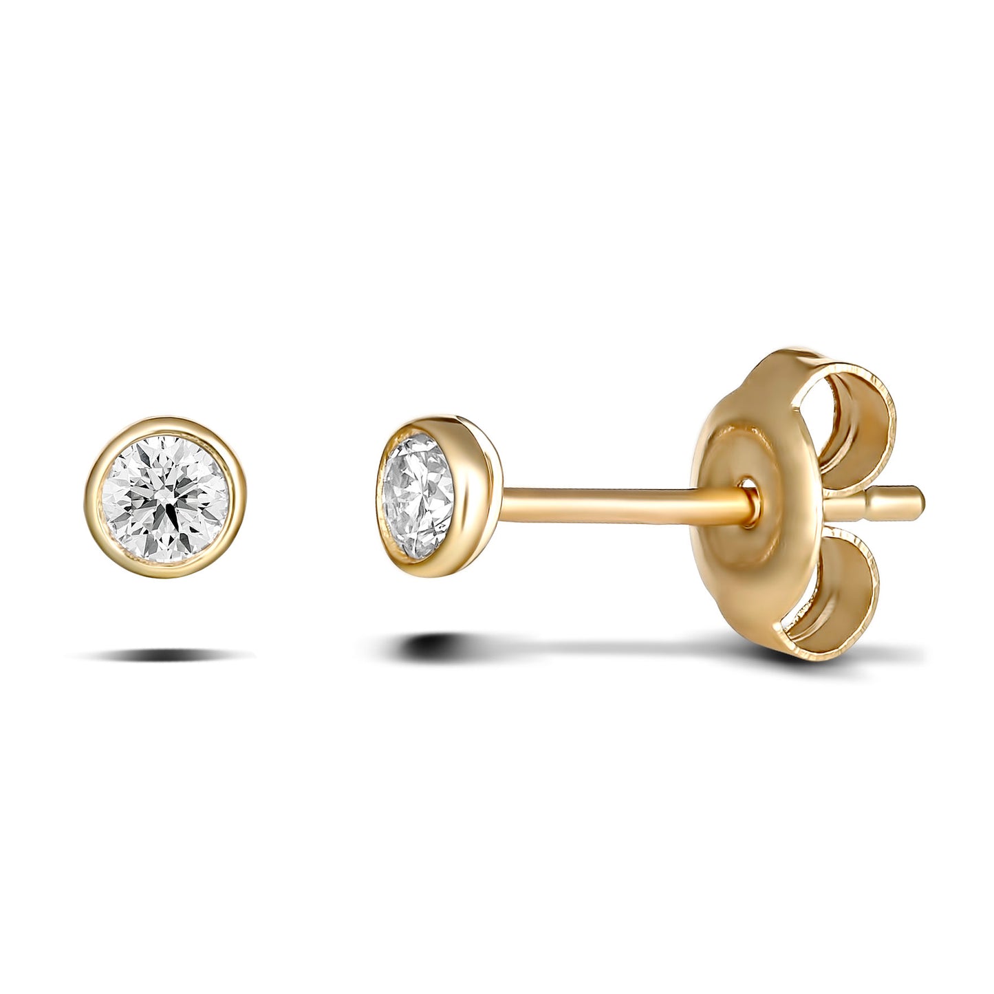 9KYG LG Bezel set Earring in Australia