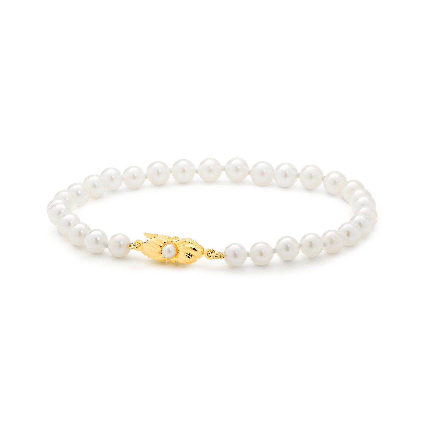 THE GEISHA BRACELET - Japanese Akoya 9ct yg pearl bracelet