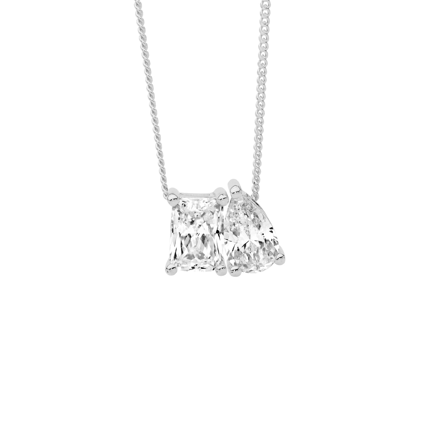 EMERALD PENDANT – Sterling Silver