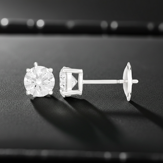 18KWG LG Studs Earring in Australia
