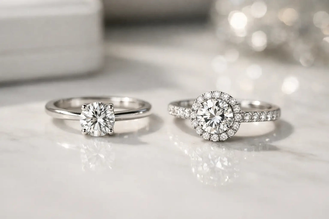 Solitaire vs Halo Engagement Rings: Your Best Fit
