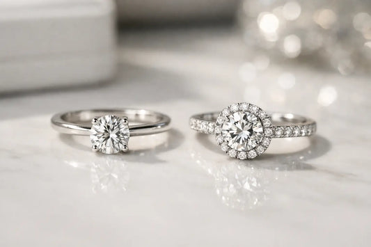 Solitaire vs Halo Engagement Rings: Your Best Fit