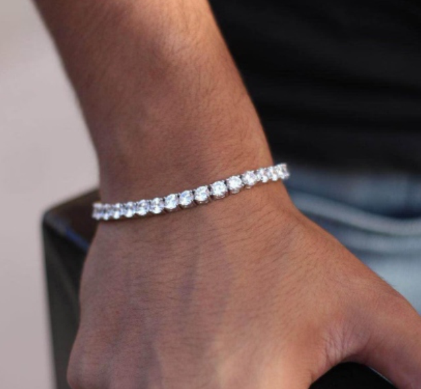 18K Gold Tennis Bracelet