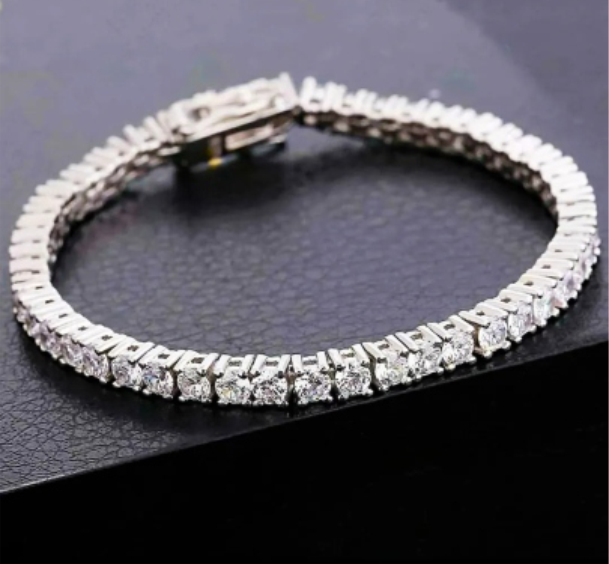 18K Gold Tennis Bracelet