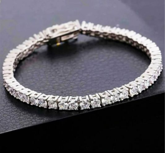 18K Gold Tennis Bracelet