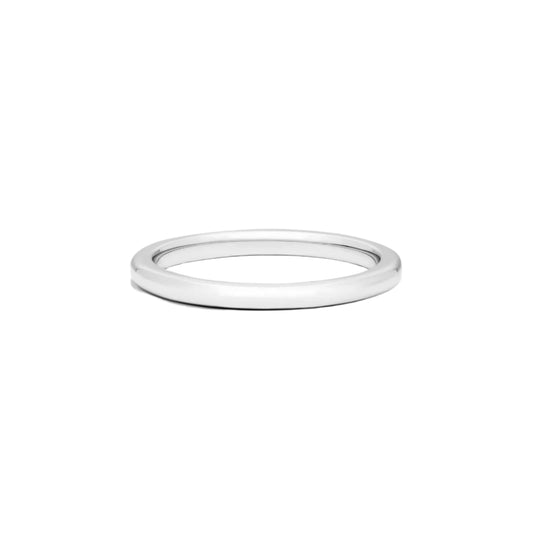 Slightly Rounded Wedding Ring