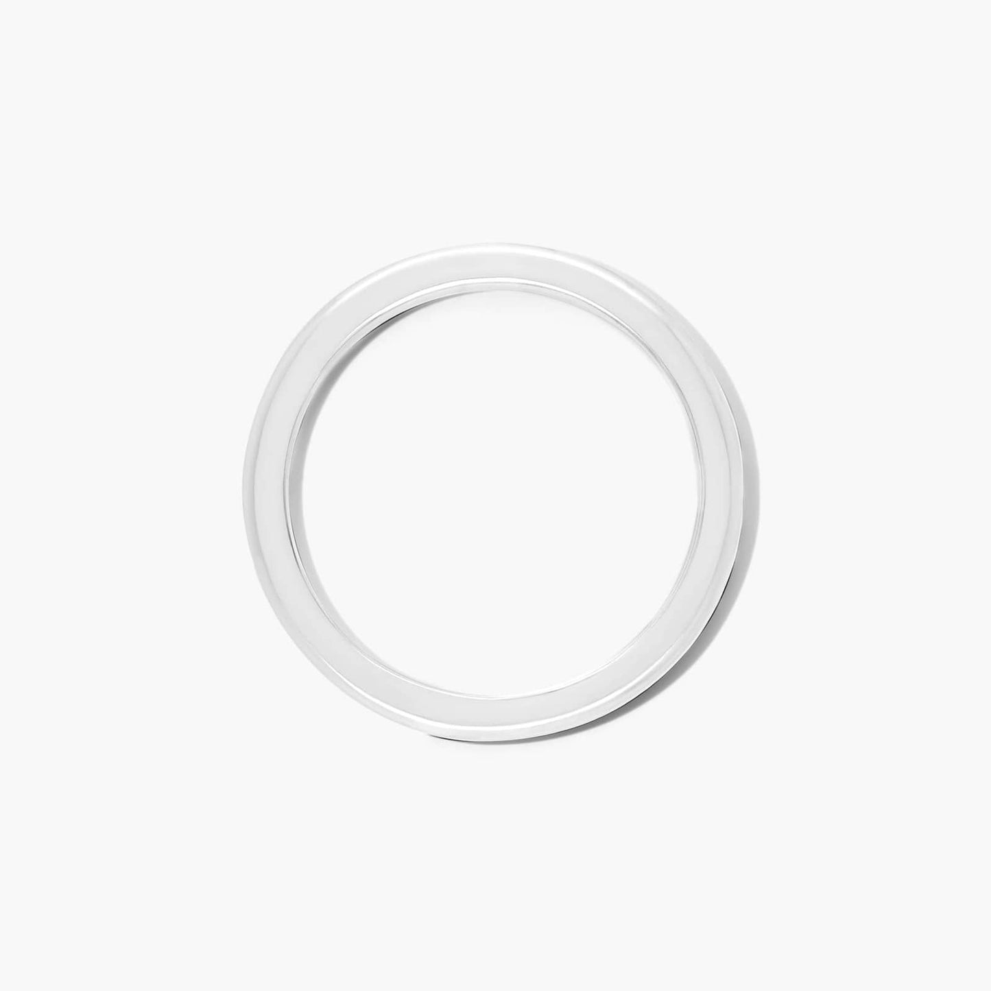 Slightly Rounded Wedding Ring