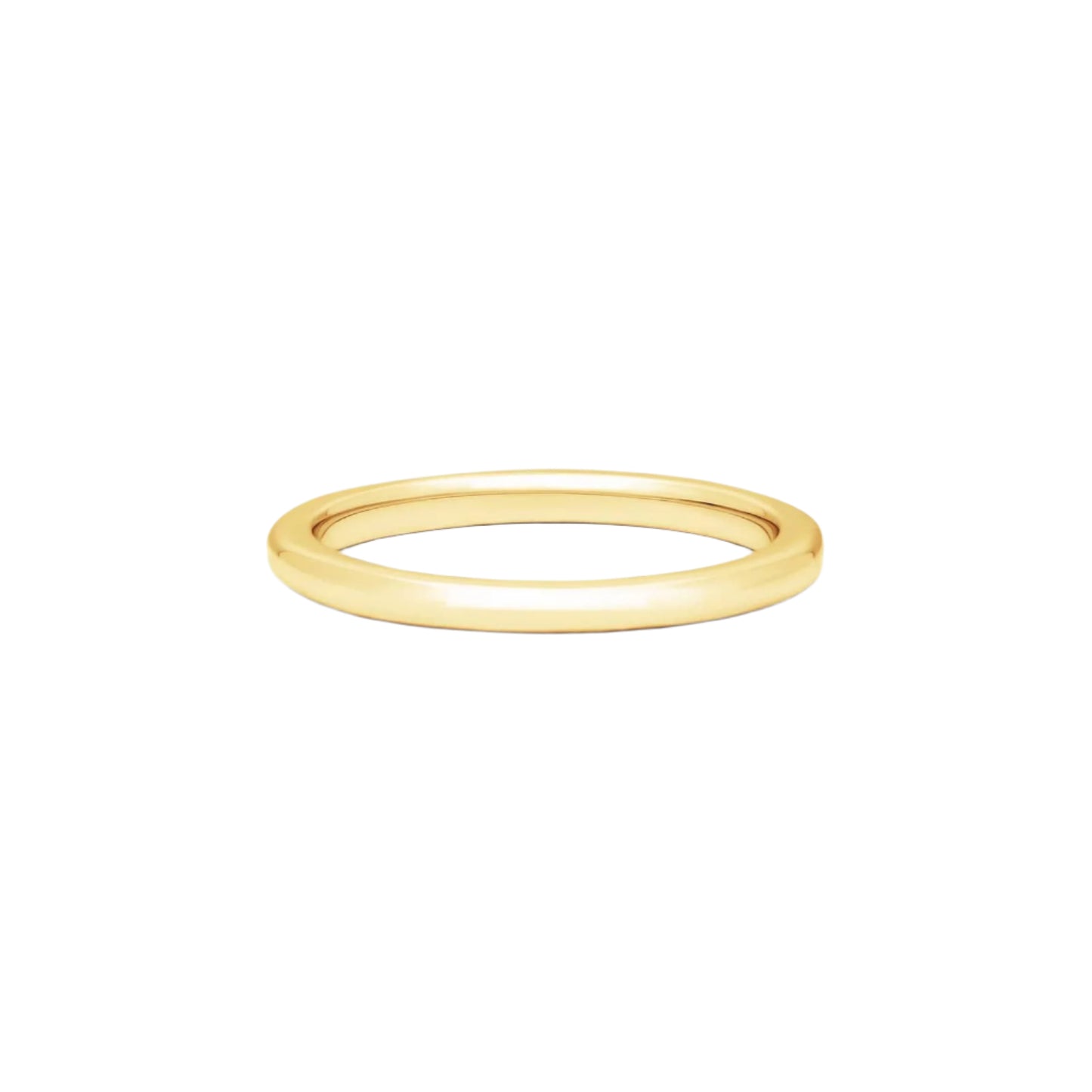 Slightly Rounded Wedding Ring