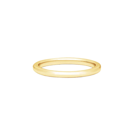 Slightly Rounded Wedding Ring