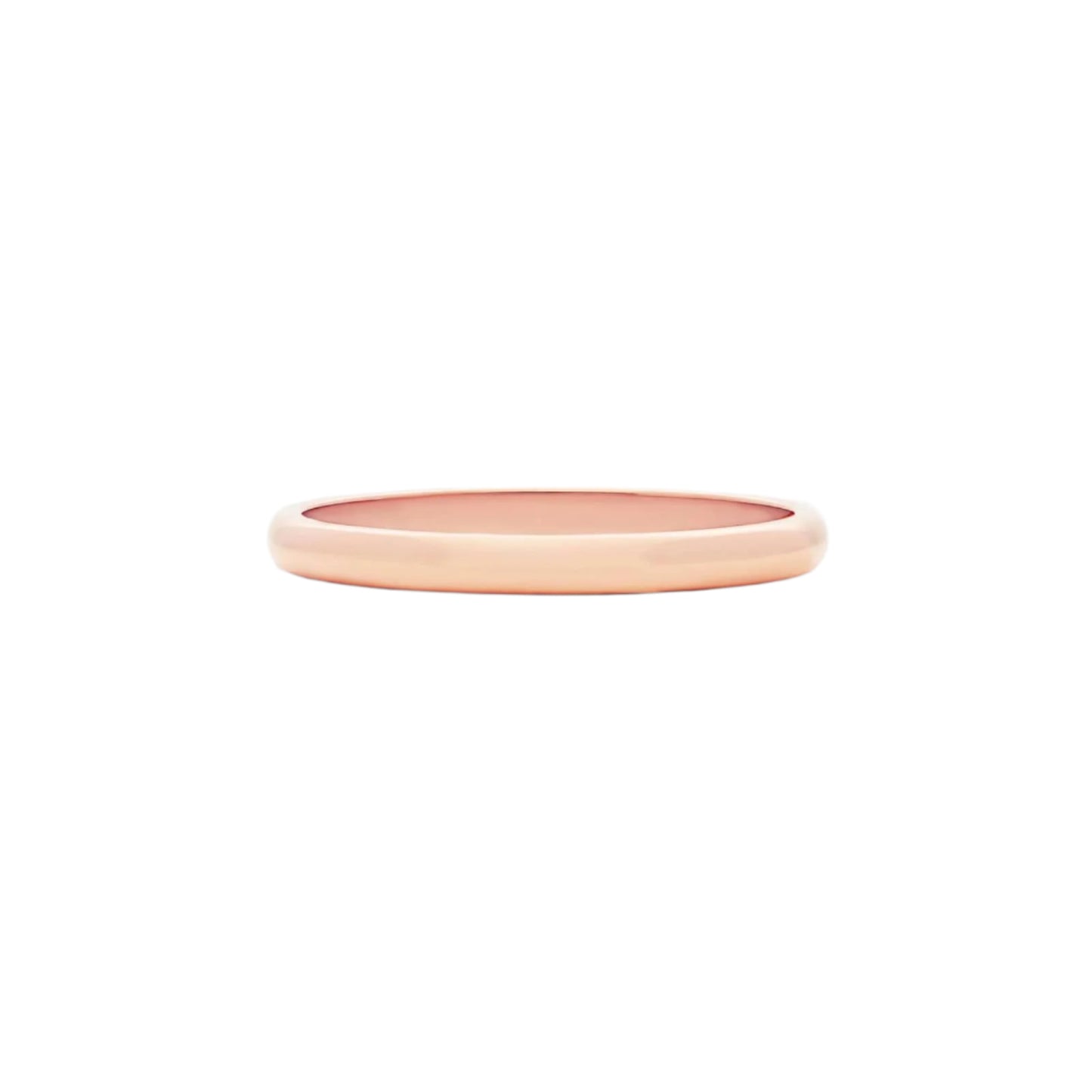 Slightly Rounded Wedding Ring