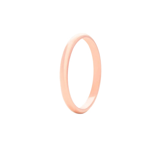 Slightly Rounded Wedding Ring