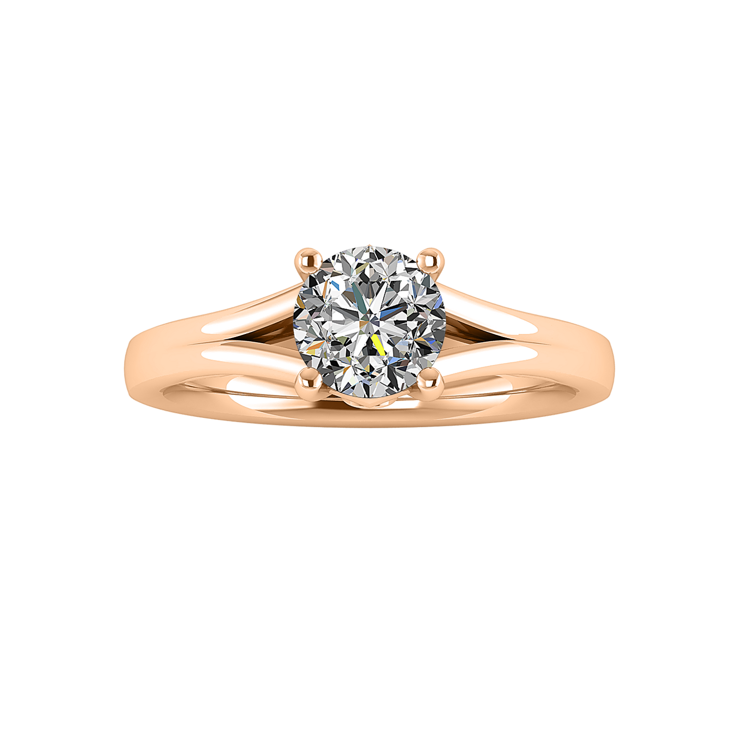 Daisy Solitaire Engagement Ring