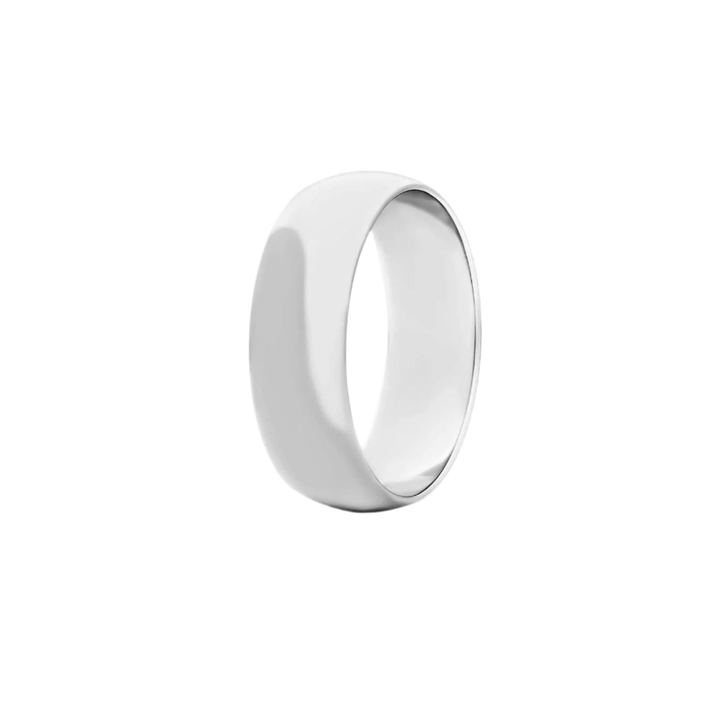 Slightly Rounded Wedding Ring