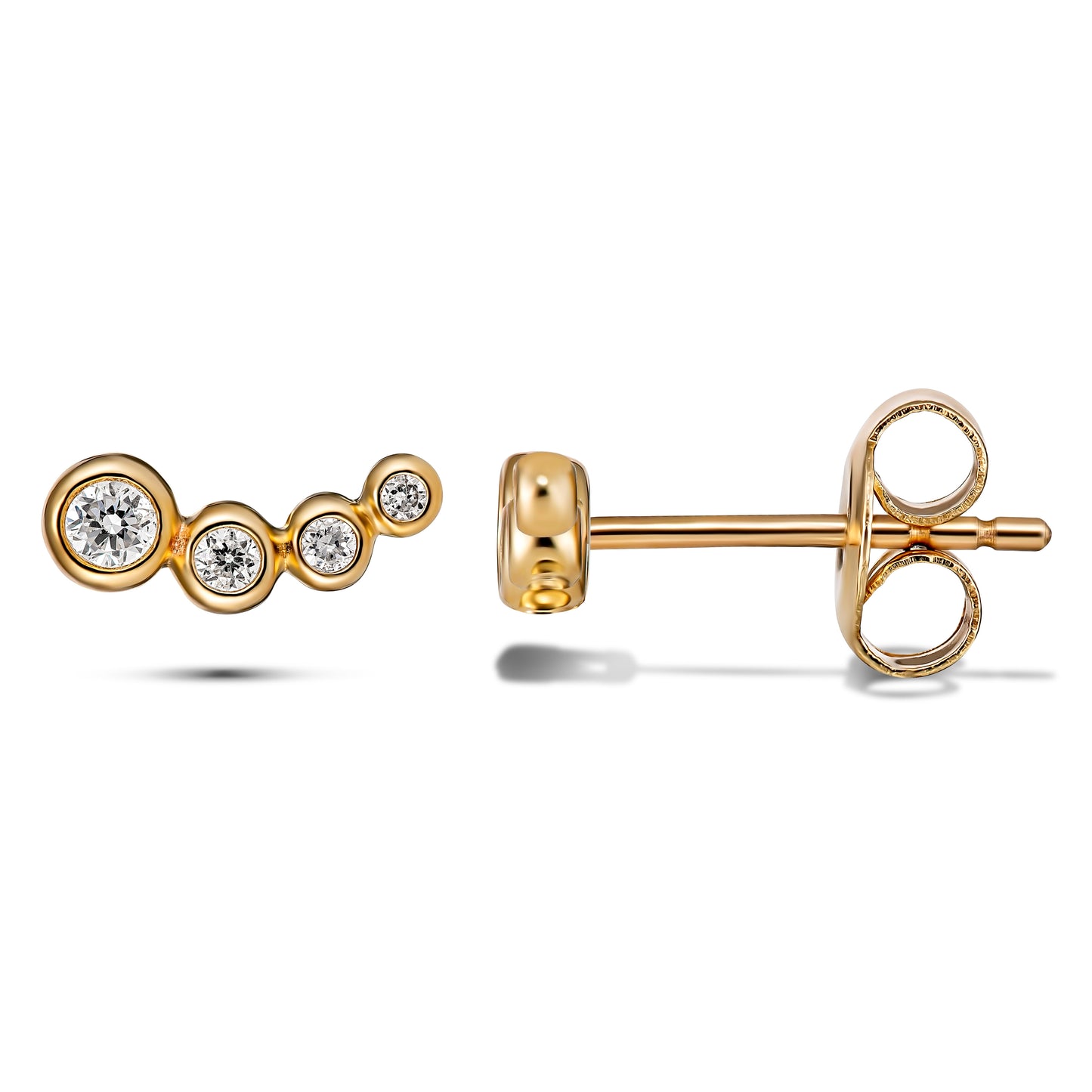 9KYG Natural Graduated Earring in Australia