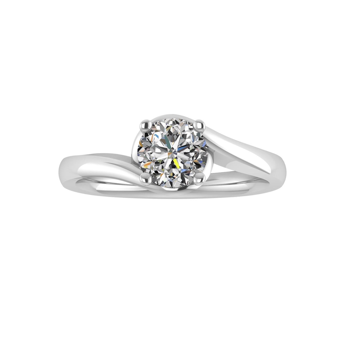 Solitaire engagement ring