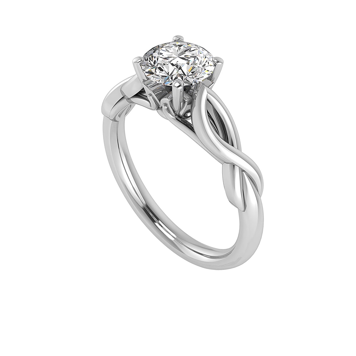 Solitaire engagement ring