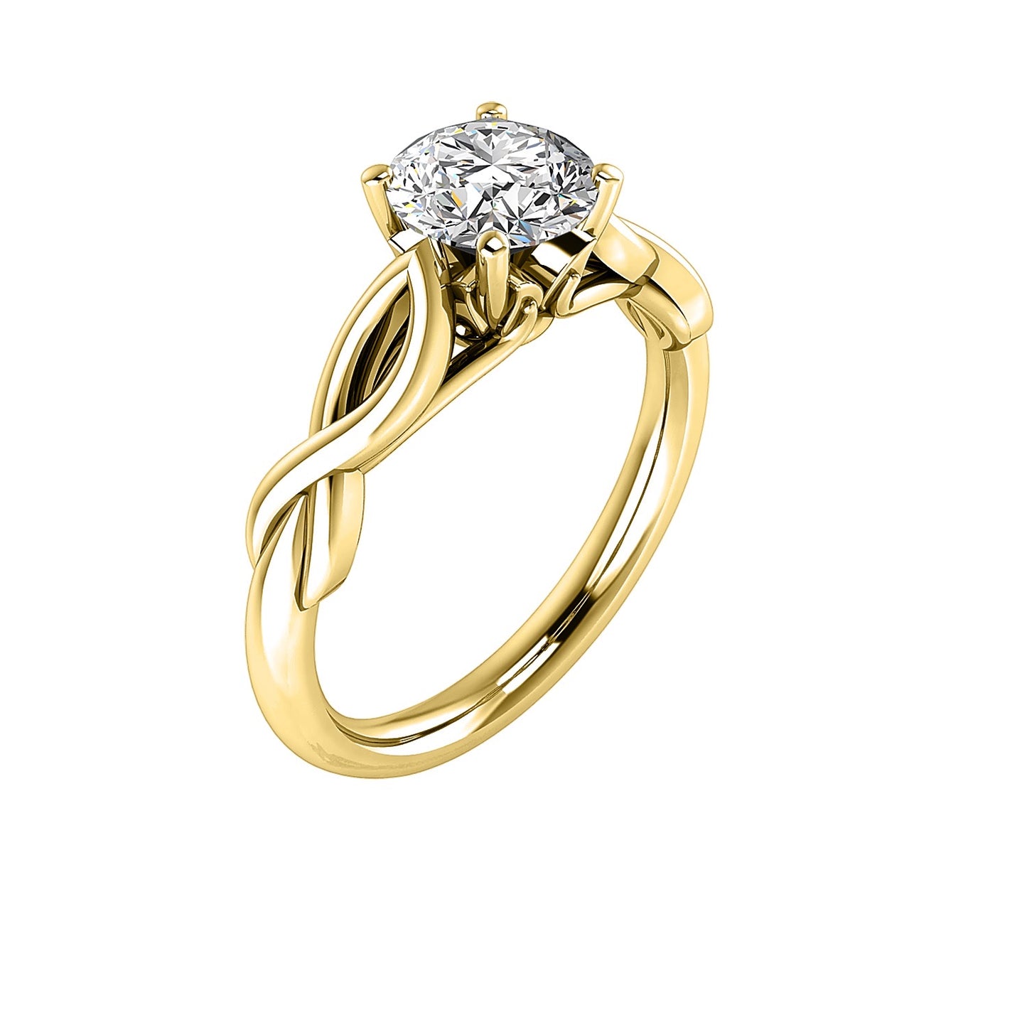 Solitaire engagement ring