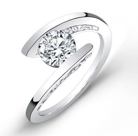 Fancy Design Engagement Ring