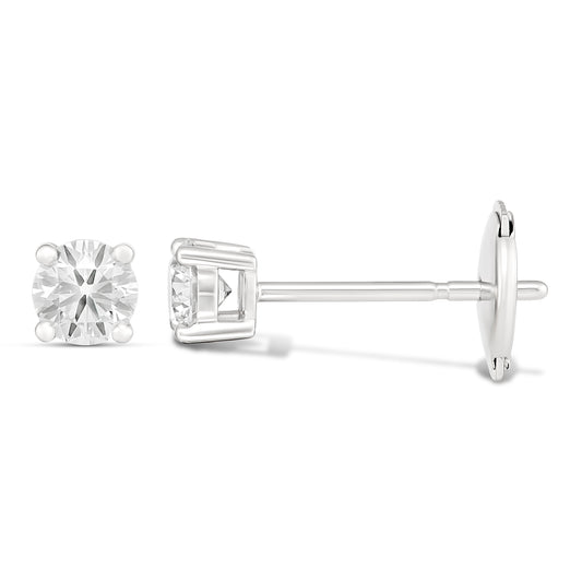 18KWG LG Studs Earring