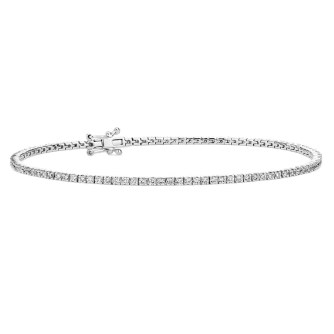 Tennis Bracelet - 9ct White Gold