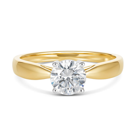 9KYG SOLITAIRE ENGAGEMENT RING