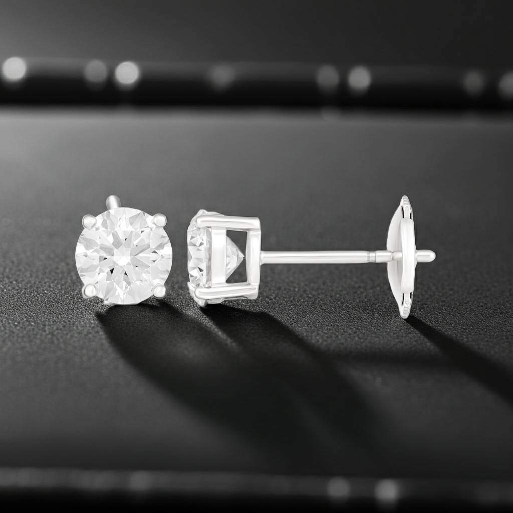 18KWG LG Studs Earring in Australia