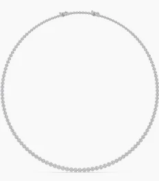 18K Gold Tennis Necklace