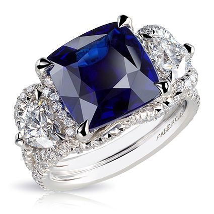 Sapphire Diamond Ring