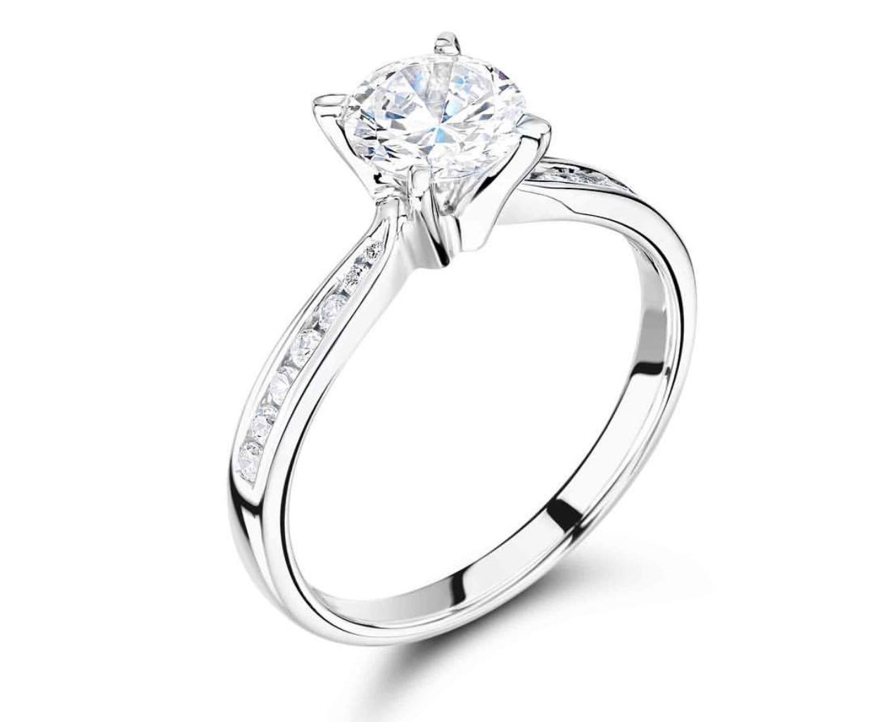 Round Brilliant Solitaire Diamond Ring